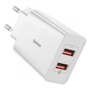 Сетевое зарядное устройство Baseus Speed Mini QC Dual U Quick Charger CCFS-V02