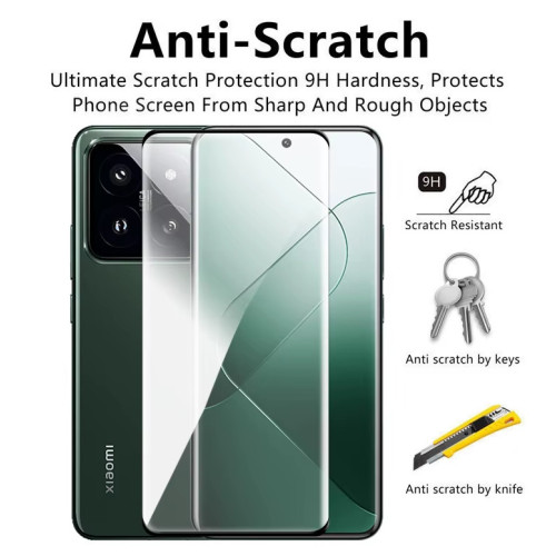 Xiaomi 14 Pro-14pro plus üçün qoruyucu şüşə, 3D tam əhatə