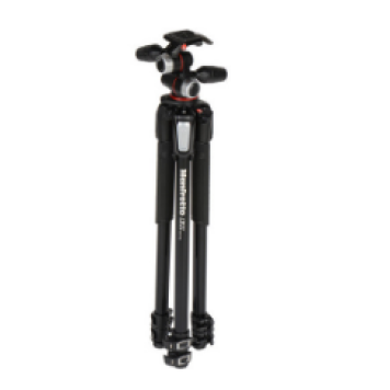 Ştativ Manfrotto 055 ALU 3-S KIT 3W HEAD Qara-1
