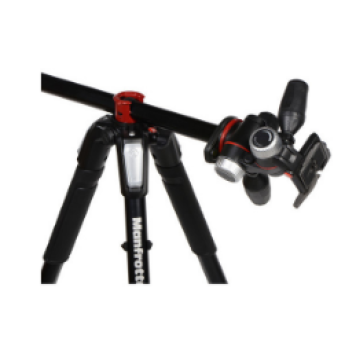 Ştativ Manfrotto 055 ALU 3-S KIT 3W HEAD Qara-2
