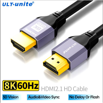 Yüksək Sürətli HDMI Kabel UHD 8K 5m 4K 120Hz ARC HDCP Rəqəmsal Kabel,