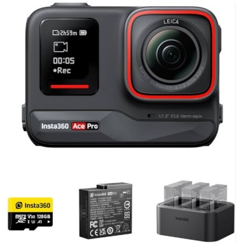 Insta360 Ace Pro 2 Action Camera Battery Bundle-1