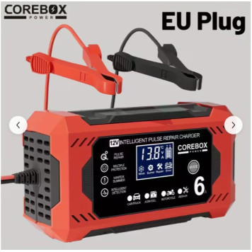12V Batareya üçün 12V 6A Soket Ağıllı Batareya Şarj Cihazı