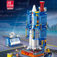 Construction JieStar 59011 Moc Technic Space Launch Center 