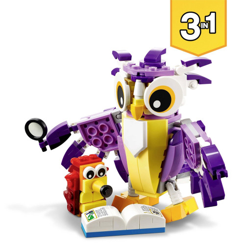 Конструктор LEGO Creator Fantasy Forest Creatures 31125, 7+ лет, 175 элементов
