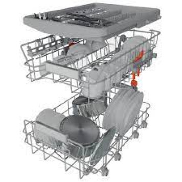 Quraşdırılan qabyuyan maşın Hotpoint-Ariston HSIO 3O35 WFE-2