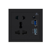 Ağıllı elektrik yuvası Tuya Smart Life Wifi Socket Wall Outlet With Usb Fast Charging