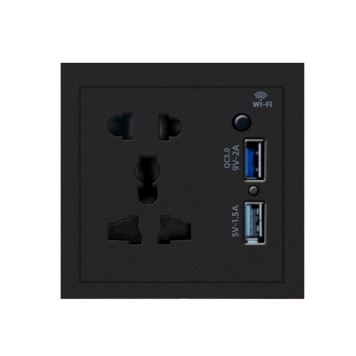 Ağıllı elektrik yuvası Tuya Smart Life Wifi Socket Wall Outlet With Usb Fast Charging