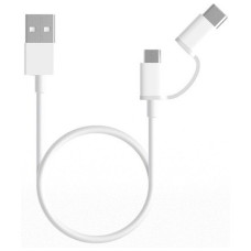 Mi 2-İn-1 Usb Cable Micro Usb/Type-C 30Cm