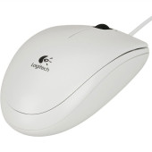 Мышь Logitech Corded Mouse B100 White