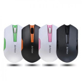 Мышь беспроводная A4-Tech G3-200N Wireless USB White+Pink