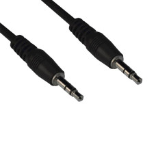 Kabel VCOM Stereo M / M - CV201 Black 1.5 m