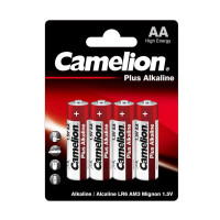 Батарейка Camelion Plus Alkaline AA LR6 1.5V, 4шт