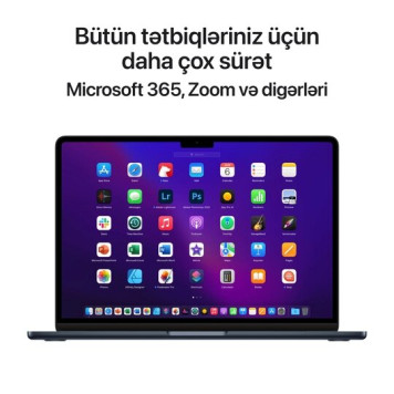 MacBook Air 13.6" Apple M2 (8C CPU/10C GPU), 8 GB, 512 GB, Gecəyarı -3