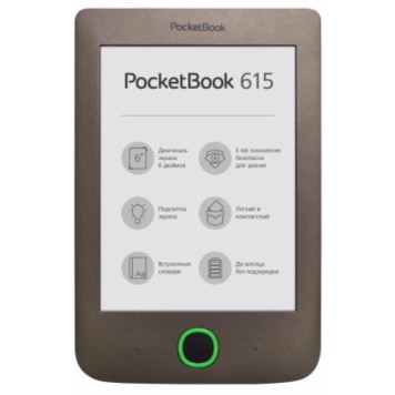 Elektron kitab PocketBook 615 PLUS Dark (PB615-2-X-CIS-N)