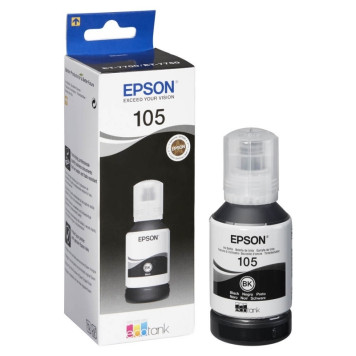 Картридж Epson 105 ECOTANK BK INK BOTTLE /BLACK C13T00Q140