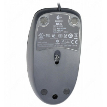 Компьютерная мышь LOGITECH Mouse M90 - GREY-1