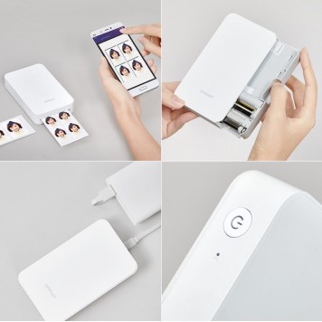 PRİNTER XPRİNT PHONE PHOTO BLUETOOTH WHİTE-1