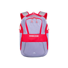 Noutbuk üçün bel çantası Rivacase 5225 Grey/Red Laptop backpack 15.6"