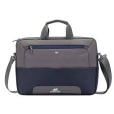Noutbuk üçün çanta Rivacase Steel 7737 15.6" Blue/Grey 