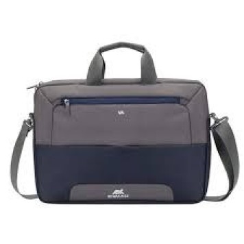Noutbuk üçün çanta Rivacase Steel 7737 15.6" Blue/Grey