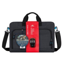 Noutbuk üçün çanta Rivacase Regent 8058 17.3" Black
