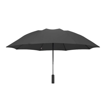 Зонт Ninetygo Folding Reverse Umbrella with LED Light Черный