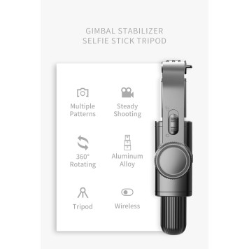 Smartfon üçün monopod stabilizator Gimbal Stabilizer L08-3