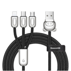 Кабель USB Baseus Halo 3in1 Micro+Lightning+Type-C (CAMLT-PG01)