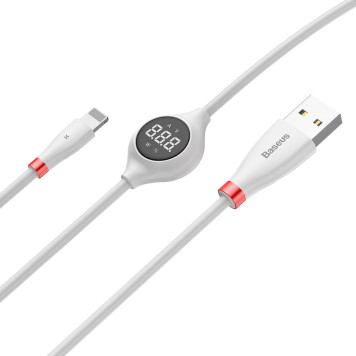 USB Кабель 2.0A Lightning Baseus Big Eye Digital Display CALEYE-01 -2