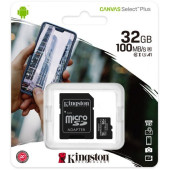 Yaddaş kartı KINGSTON 32G microSD Select Pls 100R C10 