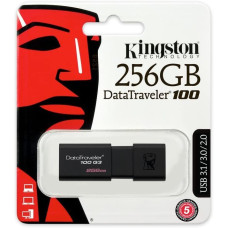  Карта памяти  Kingston DT100G3/256GB-N - 256GB USB 3.0