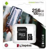 Yaddaş kartı KINGSTON 256G microSD Select Pls 100R C10