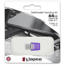 Флеш-накопитель Kingston DataTraveler microDuo3CG3 DTDUO3CG3/64GB-N