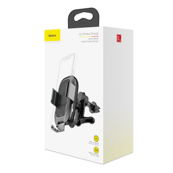 Baseus Smart Vehicle Bracket Wireless Charger - WXZN-01 - velosiped üçün-3