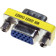 Qısa adapter HDB15M-HDB15F
