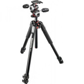 Ştativ Manfrotto 055 ALU 3-S KIT 3W HEAD Qara
