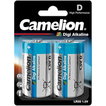 Батарейка Camelion Digi Alkaline D LR20